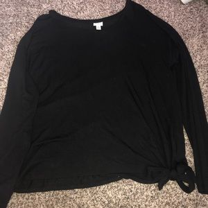 A New Day Long Sleeve Knot T-shirt